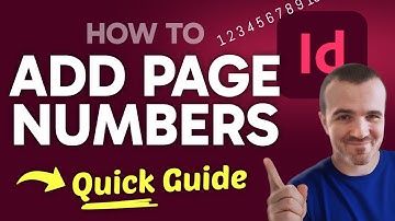 How to ADD Page Numbers in Adobe InDesign (Step by Step) 2025