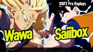 【DBFZ】 Wawa teen gohan vs Saiibox Base Goku 【DBFZ Pro Replays】