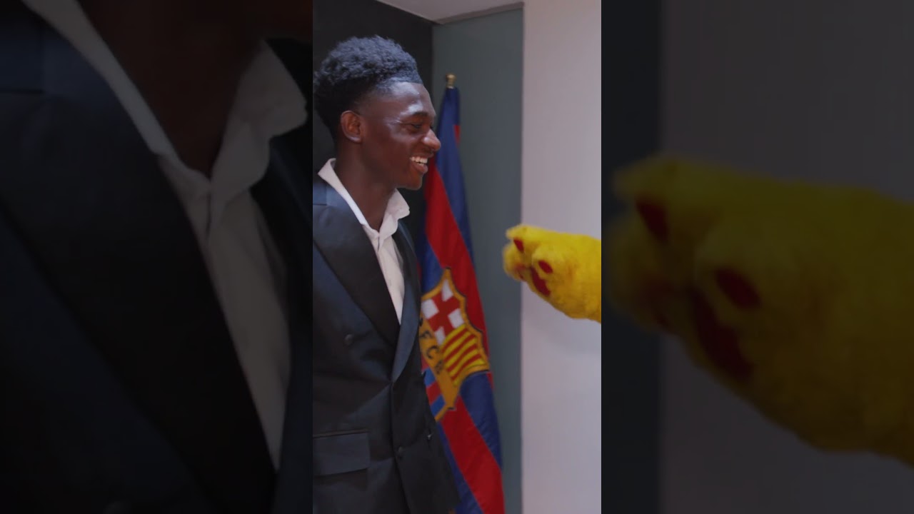 A special day for Jesse Bisiwu 🫶 #fcbarcelona #shorts