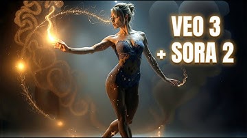 Veo 3 & Sora 2 Showcase: "Fire Dancer" (AI-muziekvideo) - Suno AI-nummer