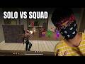SOLO RUSH on PRO SQUAD 😈 | They Thought I Was Dead! (Free Fire Solo vs Squad)