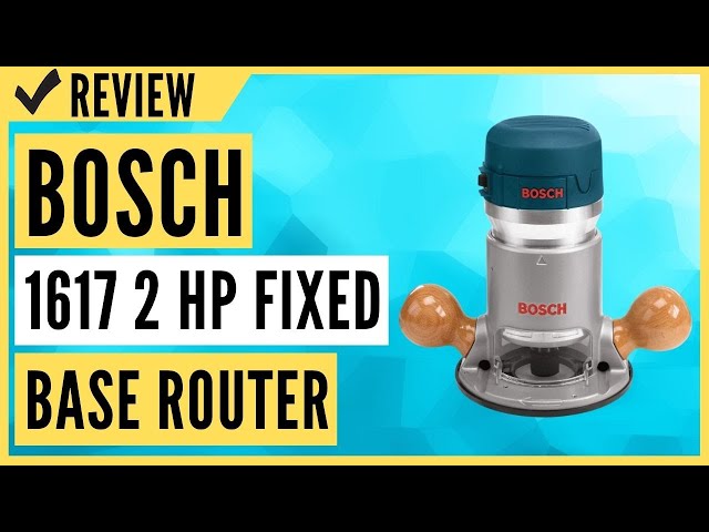 Bosch Router Quick Change Bushing Guide & Porter*Cable Compatible  Ep.2018-12 
