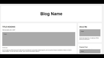 Create a Blog Layout with HTML and CSS in 6 -10 Minutes