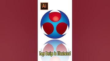 Simple 3D Circle Logo Design in Illustrator!