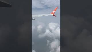 Plane around clouds✈️🌥️#plane #planelanding #clouds #earth #travel#mumbai #delhi #indore #shorts#yt