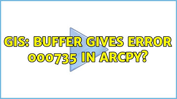 GIS: Buffer gives ERROR 000735 in ArcPy?