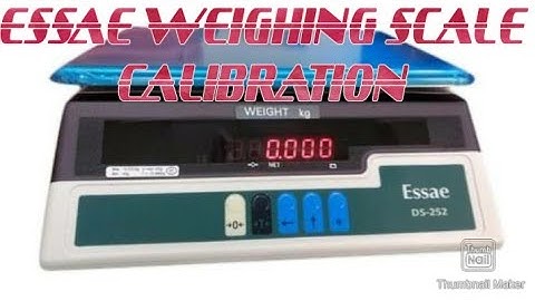 Essae DS 852 Electronic weighing machine setting calibration/ Essae DS-252 calibration 30kg