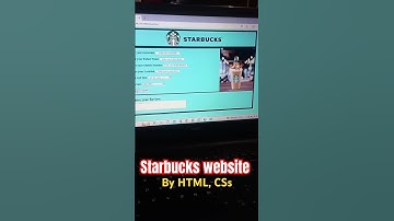 #starbucks Website making By HTML #shorts #shortsvideo #coding #html #css #website