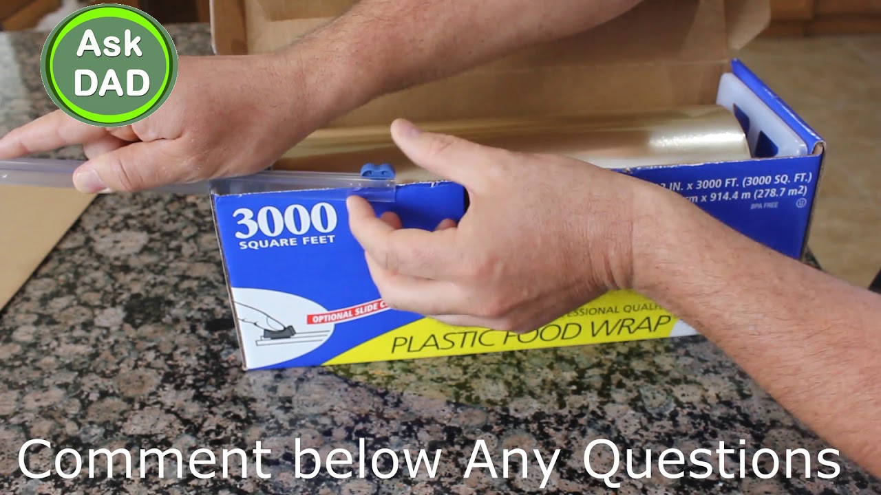 How to install the Kirkland Signature Stretch Tite Plastic Food