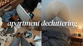 Declutter With Me | Unpack The Mystery Tote Bags in My Living Room (Chatty Timelapse)