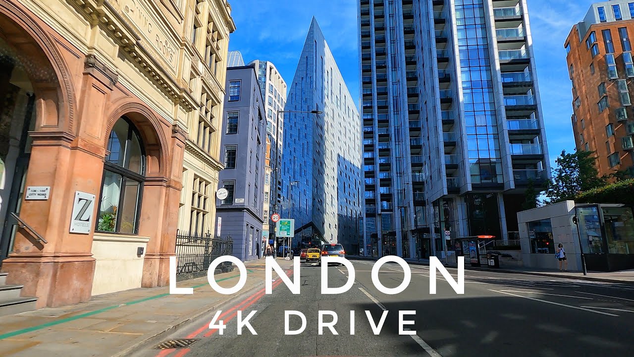 London 4K Driving | No Music | Just Car Sounds ASMR | UK Capital City