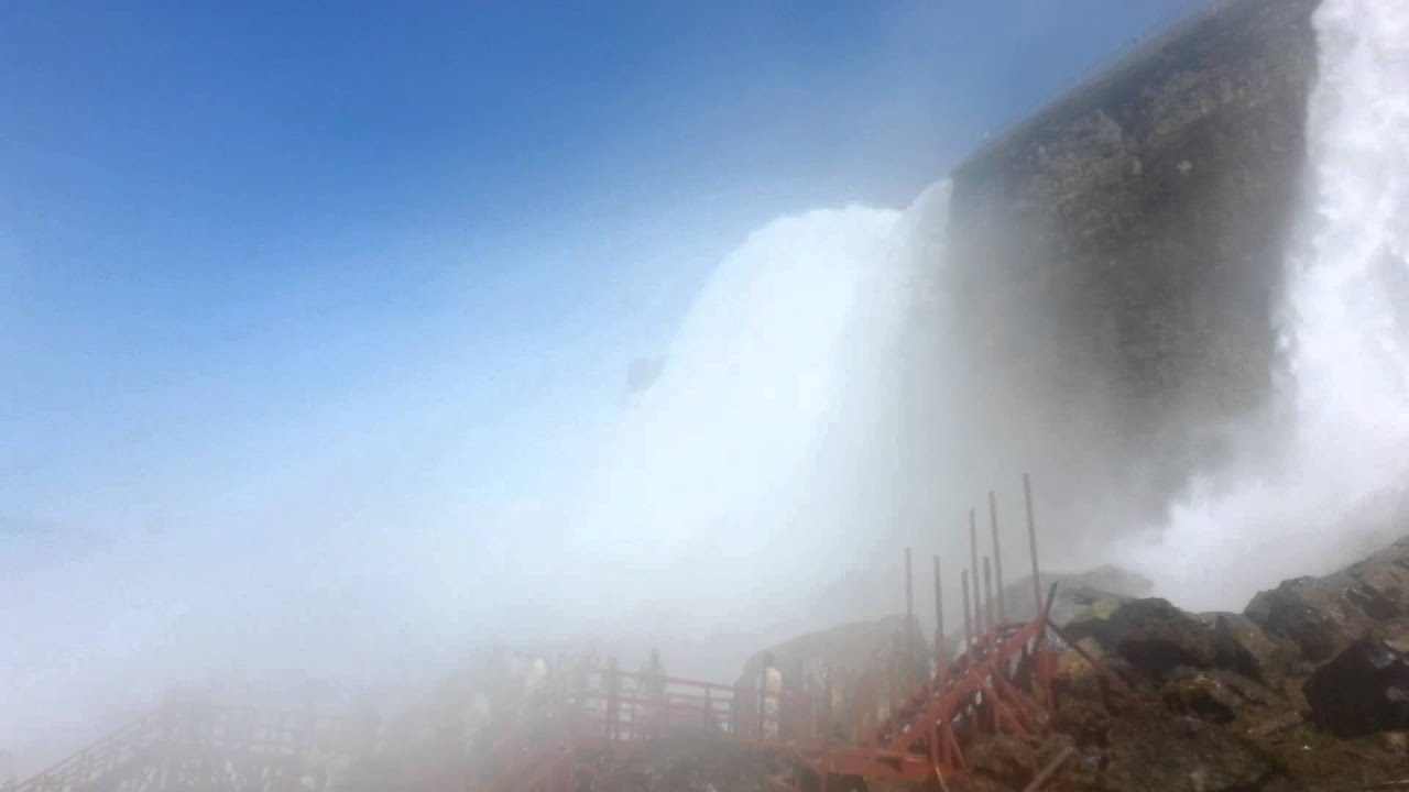Niagara Falls Cave of the winds wet and wild YouTube