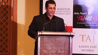 Salman Khans Full Speech At Asha Parekhs The Hit Girl Book Launch