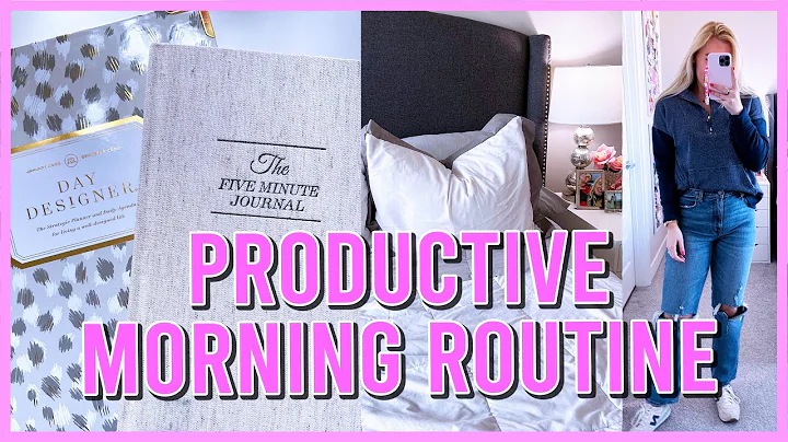 PRODUCTIVE MORNING ROUTINE || Kellyprepster