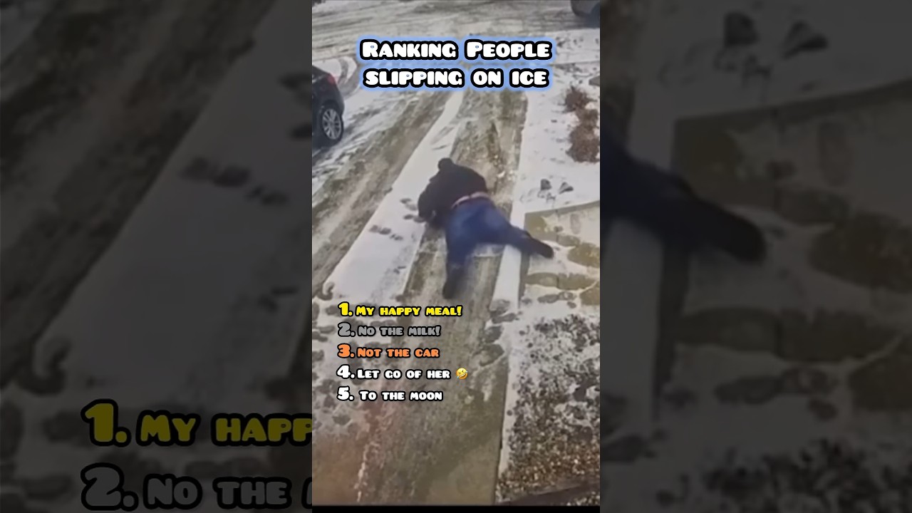 Ranking The Best People Slipping On Ice | 