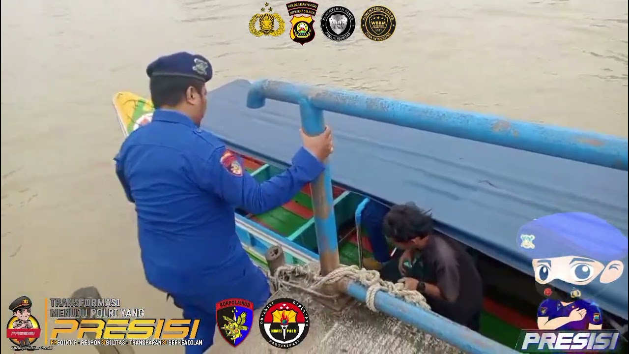 Kegiatan Jumat barokah Satpolairud Polres Banyuasin, tanggal 13 Februari 2026