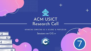 Session 7 | Pointers C/C++ Programming | Research Cell ACM USICT