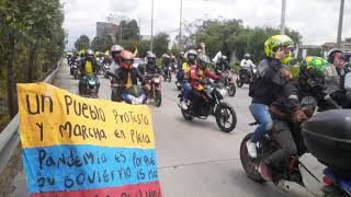 COLOMBIA.MARCHA MOTEROS- PARO NACIONAL