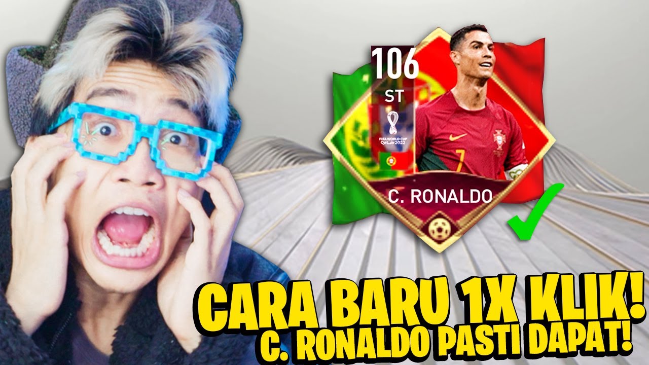 GILA!!! 1X BUKA LANGSUNG DAPAT C. RONALDO WORLD CUP DI FIFA MOBILE!!! PAKAI CARA INI...