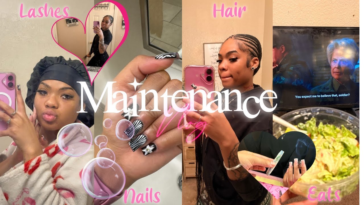 Let’s Get cute for 2026 🎉 (Hair+Lashes+Nails)