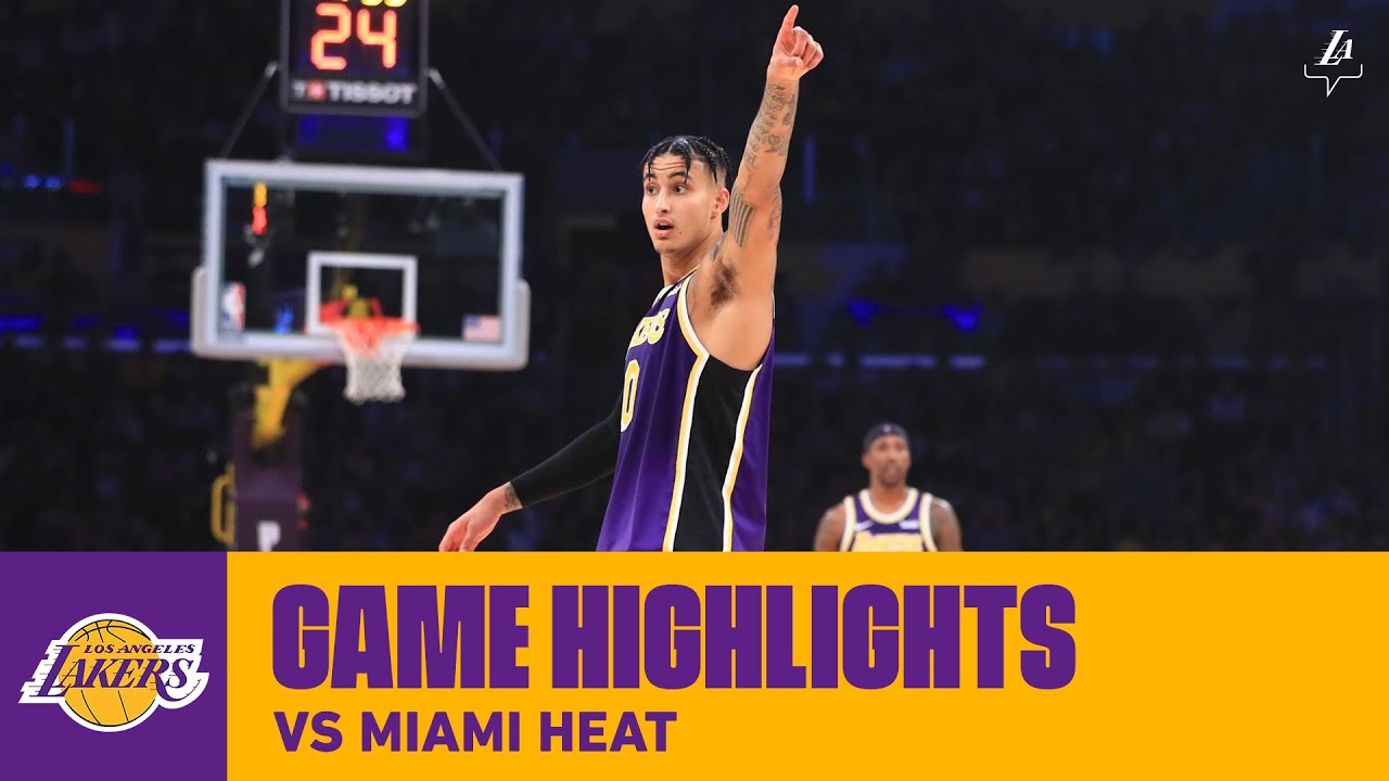Highlights Los Angeles Lakers Vs Miami Heat 11 8 19 Youtube