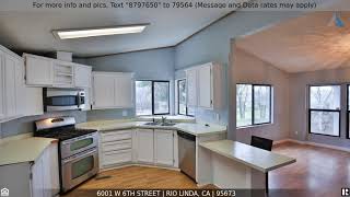 Priced at 479 000 - 6001 W 6th Street Rio Linda CA 95673