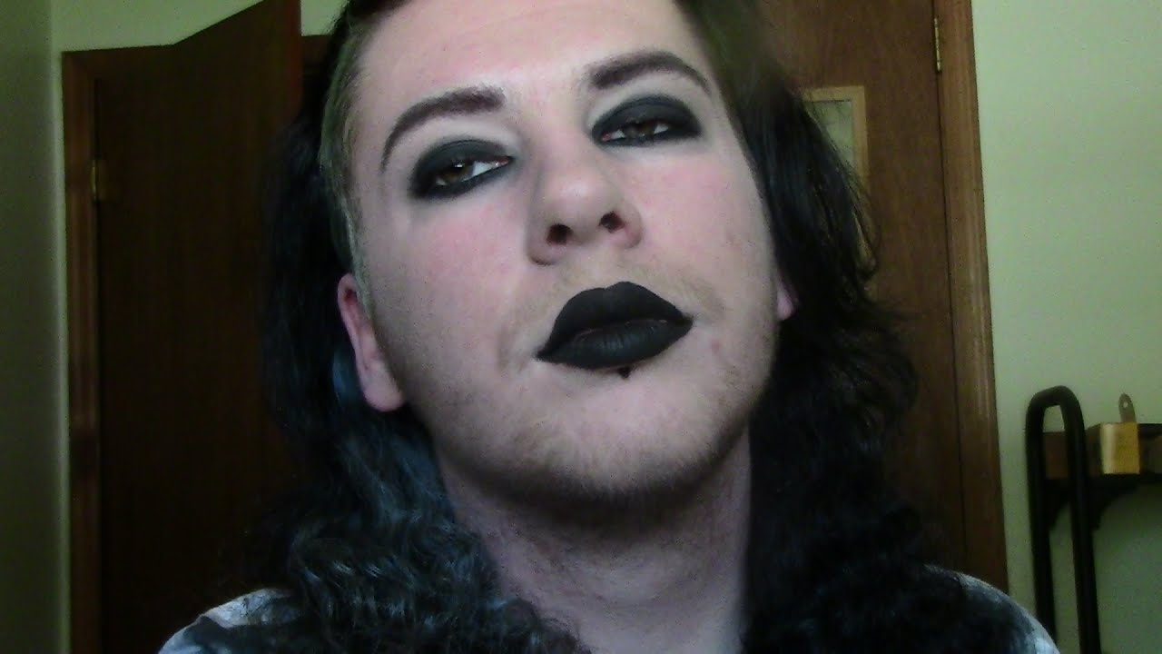 Mens Goth Rockstar Makeup Tutorial YouTube