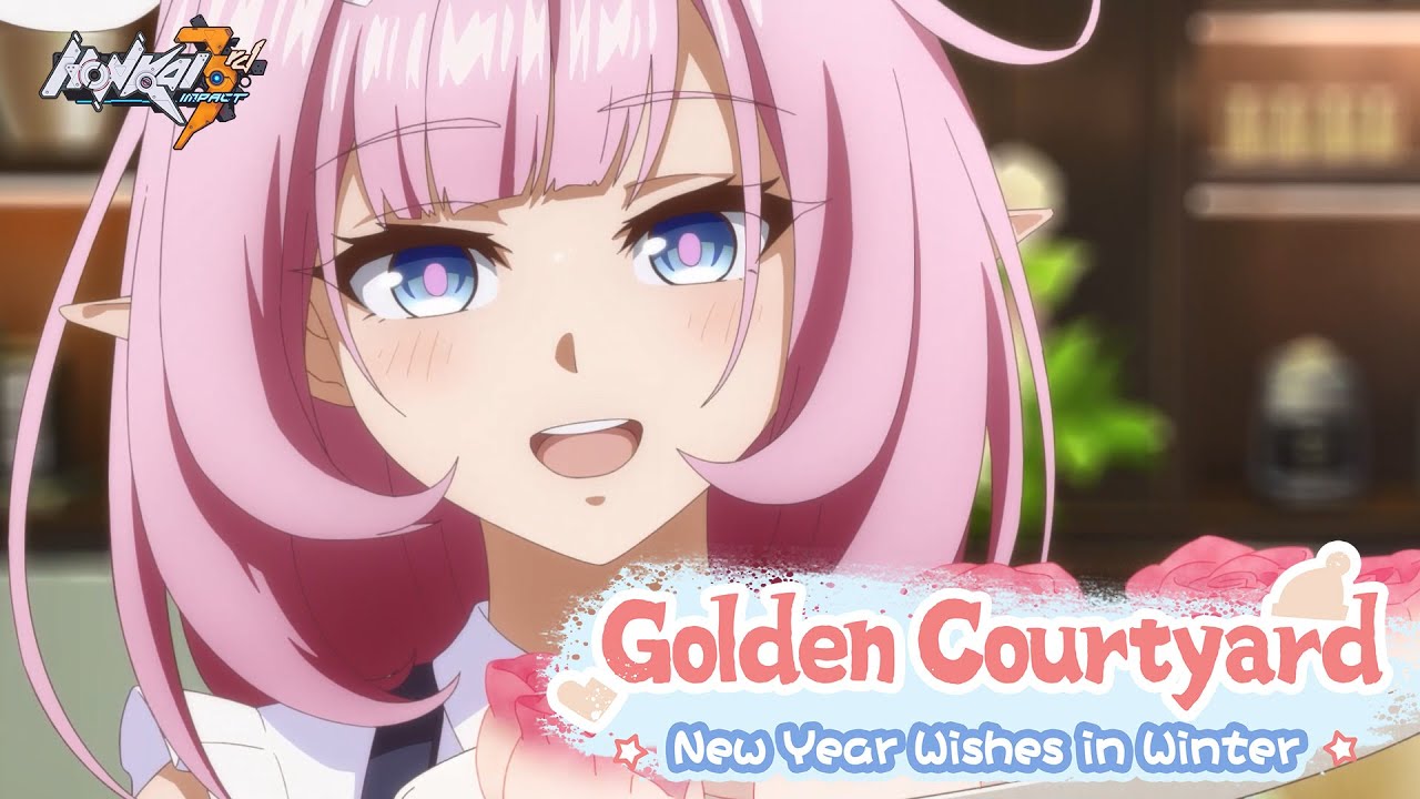 Anime Like Golden Courtyard: New Year Wishes in Winter