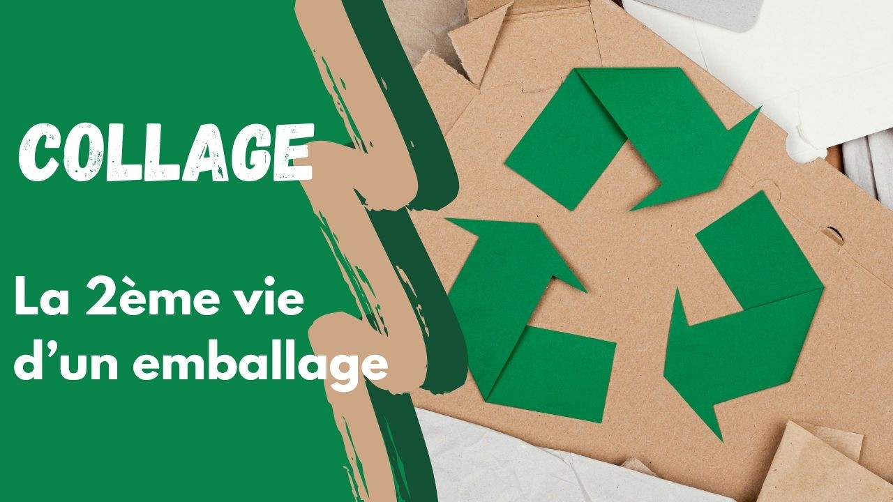 ART COLLAGE , un emballage recyclé