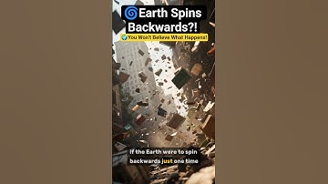 What If Earth Suddenly Spin in Reverse? 🌍 (Terrifying Facts You Didn