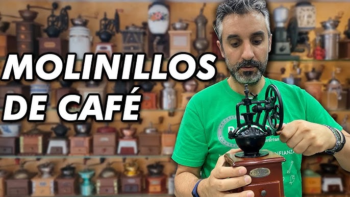 Matlán Molinillo Manual de Café con Ajustes interiores en Aluminio | Molino  Café en Grano con Diseño Clásico | Moledor de Café a Mano para Espresso 