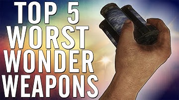 *NEW* "Top 5 Worst Wonder Guns"/"Top 5 Worst Wonder Weapons" in "Black Ops Zombies" & "Bo2 Zombies"!