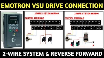 EMOTIONAL VSU DRIVE CONNECTION! CROMPTON GREEVES DRIVE CONNECTION! EMOTRON DRIVE 2-WIRE CONNECTION