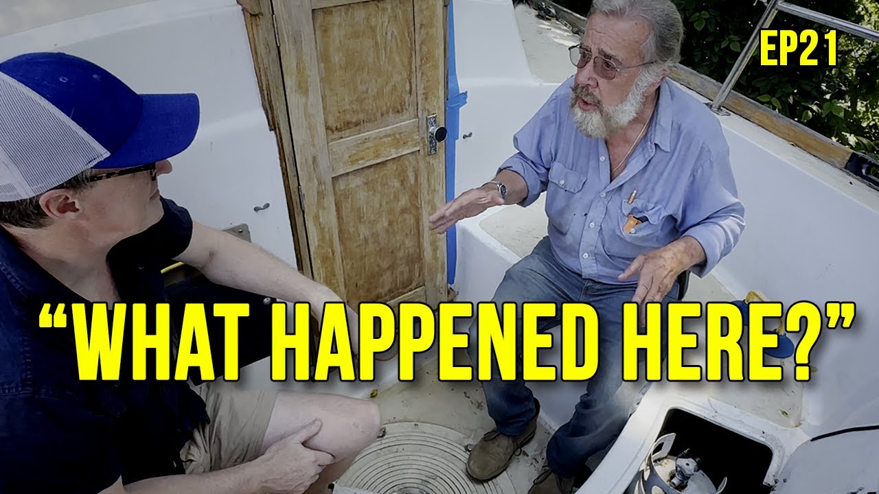 EXPERT HELP!! Fixing a propane locker & sailboat steering  - EP21 Ran-day #sailboatrefit