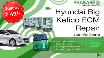 Hyundai Big kefico ECM Repair Full Process. #i20 #Verna #i10 #ECU Repair By #prakashauto.