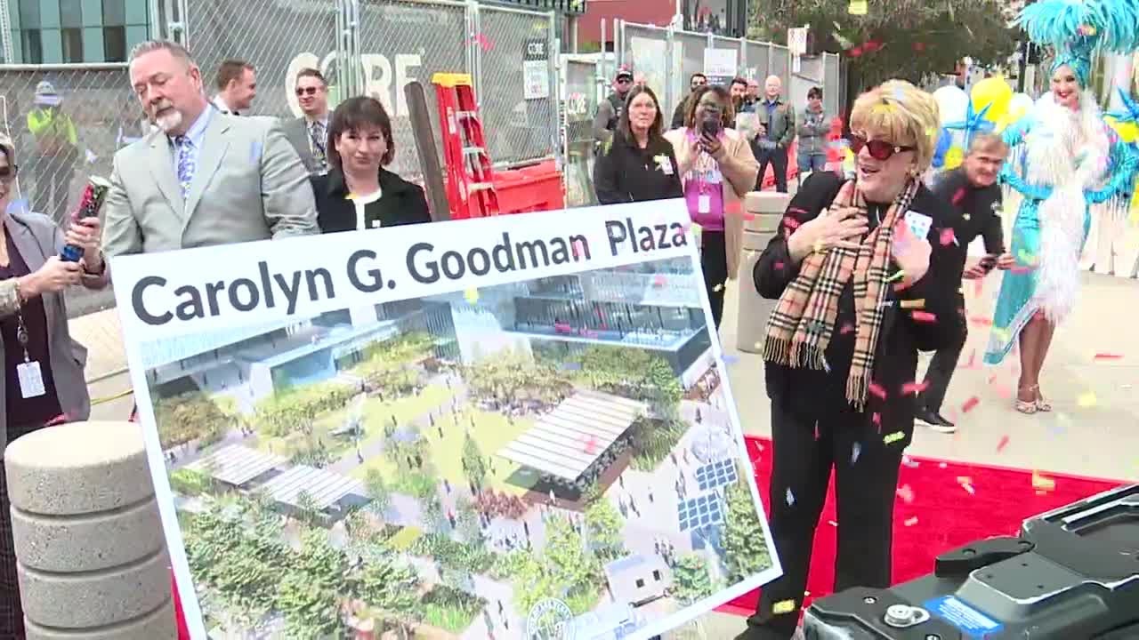 City of Las Vegas dedicates Carolyn G. Goodman Plaza