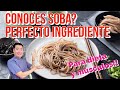 Receta de “SOBA japonesa” con bajo índice glucémico y múltiples beneficios