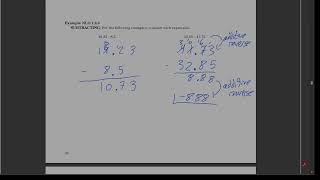 NLO1.2a Lesson 1- Operations with Decimals