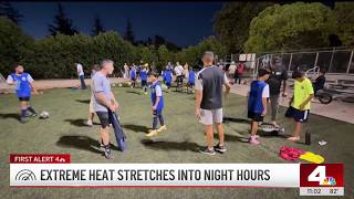 Valley residents work around the heat to maximize activities safely @NBCLA
