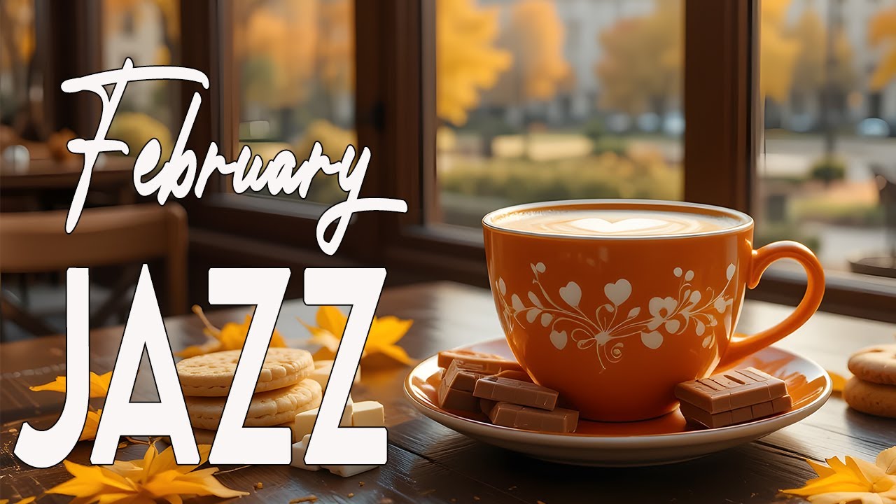 Positive Jazz Music ☕ Gentle Bossa Nova Coffee Ambience for Peaceful Focus and Happy Mood.