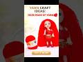 Making of hair with wool|Doll Hair making #diy