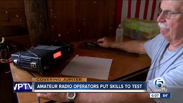 Amateur radio operators put skills to the test