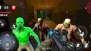 Scary Zombie FPS Shooting _ Hospital mode _ Android GamePlay Part 4 screenshot 5