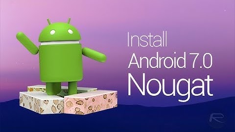 Nougat 7.1.1 Rom on your phone FREE! (NO ROOT)