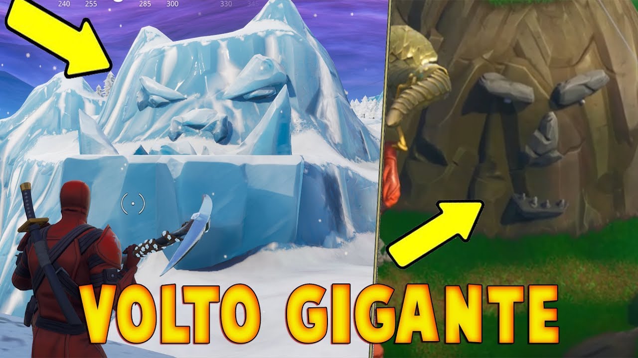 Fortnite Visita Un Volto Gigante Nel Deserto La Giungla E La Neve - fortnite visita un volto gigante nel deserto la giungla e la neve
