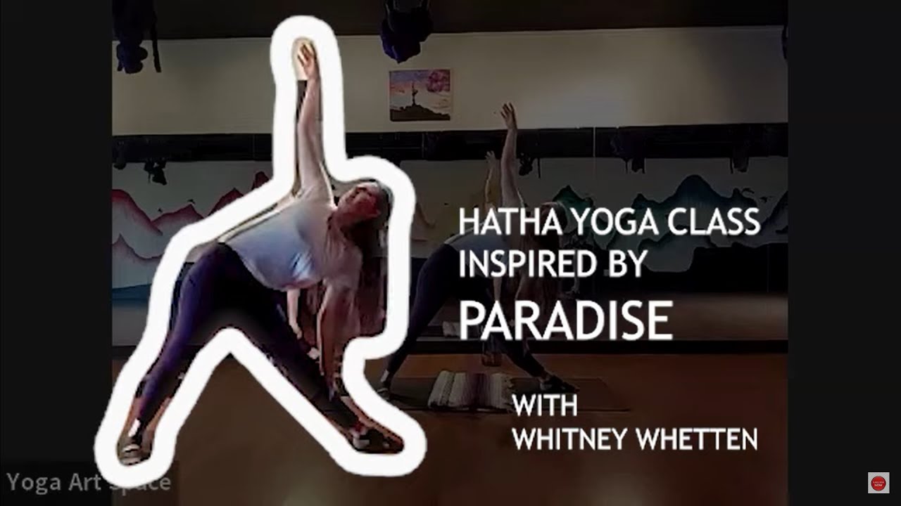 Hatha Yoga Class Inspired by Paradise ~ Full 60 Minute Class - YouTube