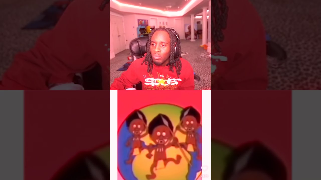 Kai Cenat Almost Laughs Watching To The Most Racist Song 
