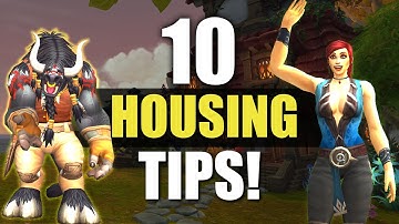 10 TIPS voor het huisvesten van spelers! | Bouw je droomhuis in WoW