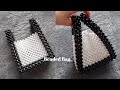 DIY Beaded Bag | How To Make Beaded Bag | Tutorial Cara Membuat Tas Manik | Beads Bag | Pearl Bag