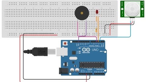 Sensor de movimiento con Arduino y Sensor Pir-Tinkercad